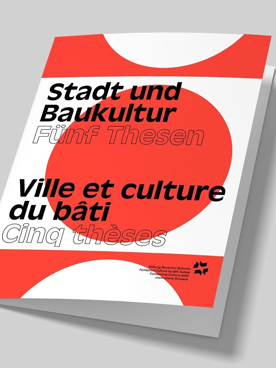 Ville et culture du bâti – Cinq thèses