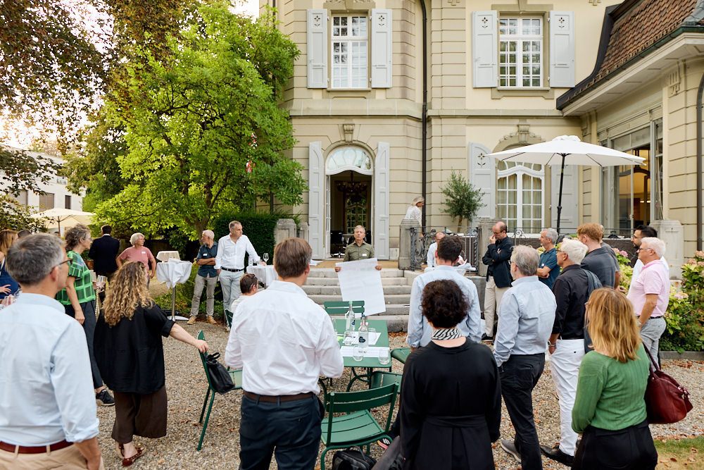 Restitution des résultats en séance plénière. © Fondation Culture du bâti Suisse – photo: Conrad von Schubert