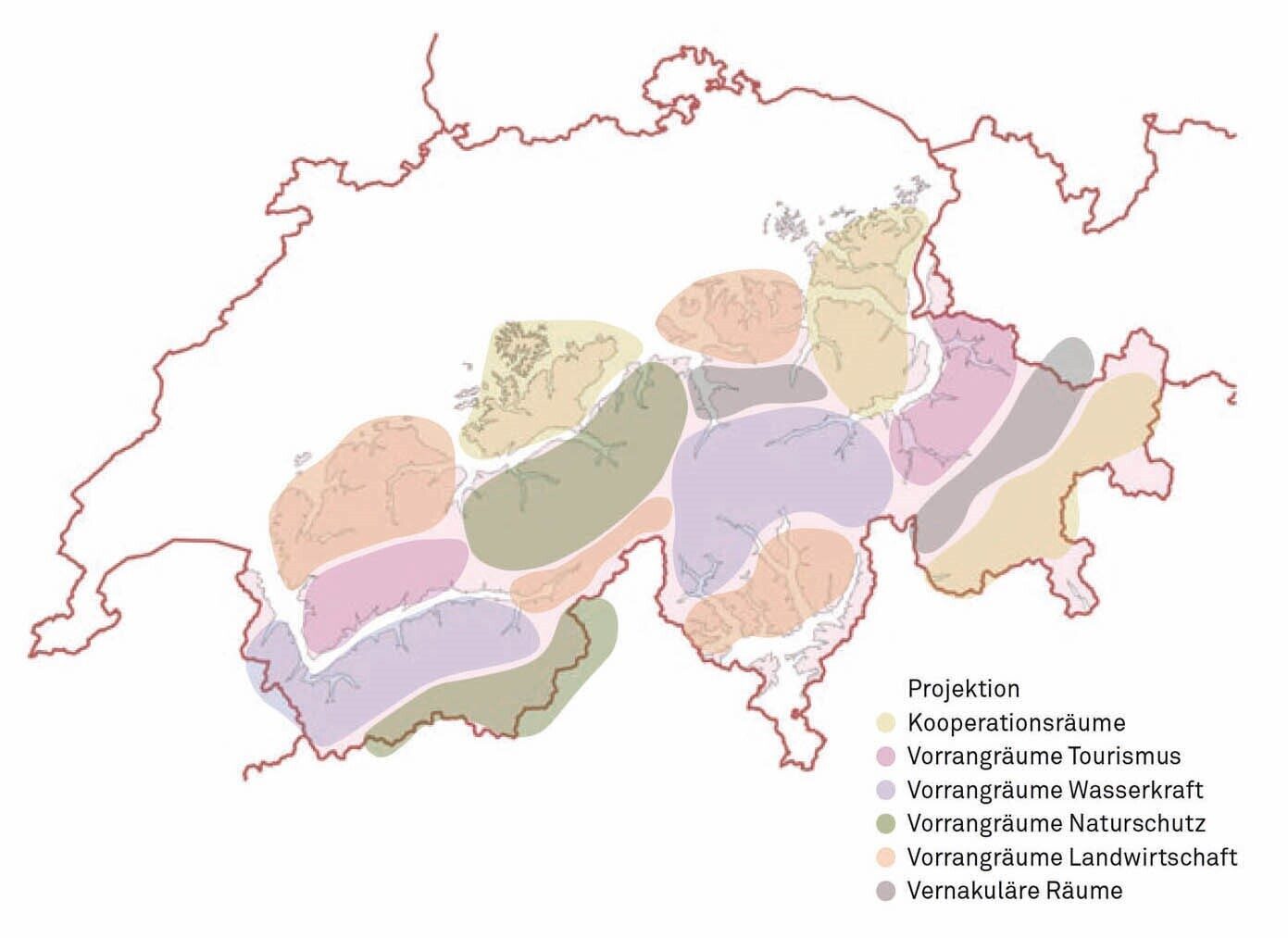 Alpine Landschaften profilieren