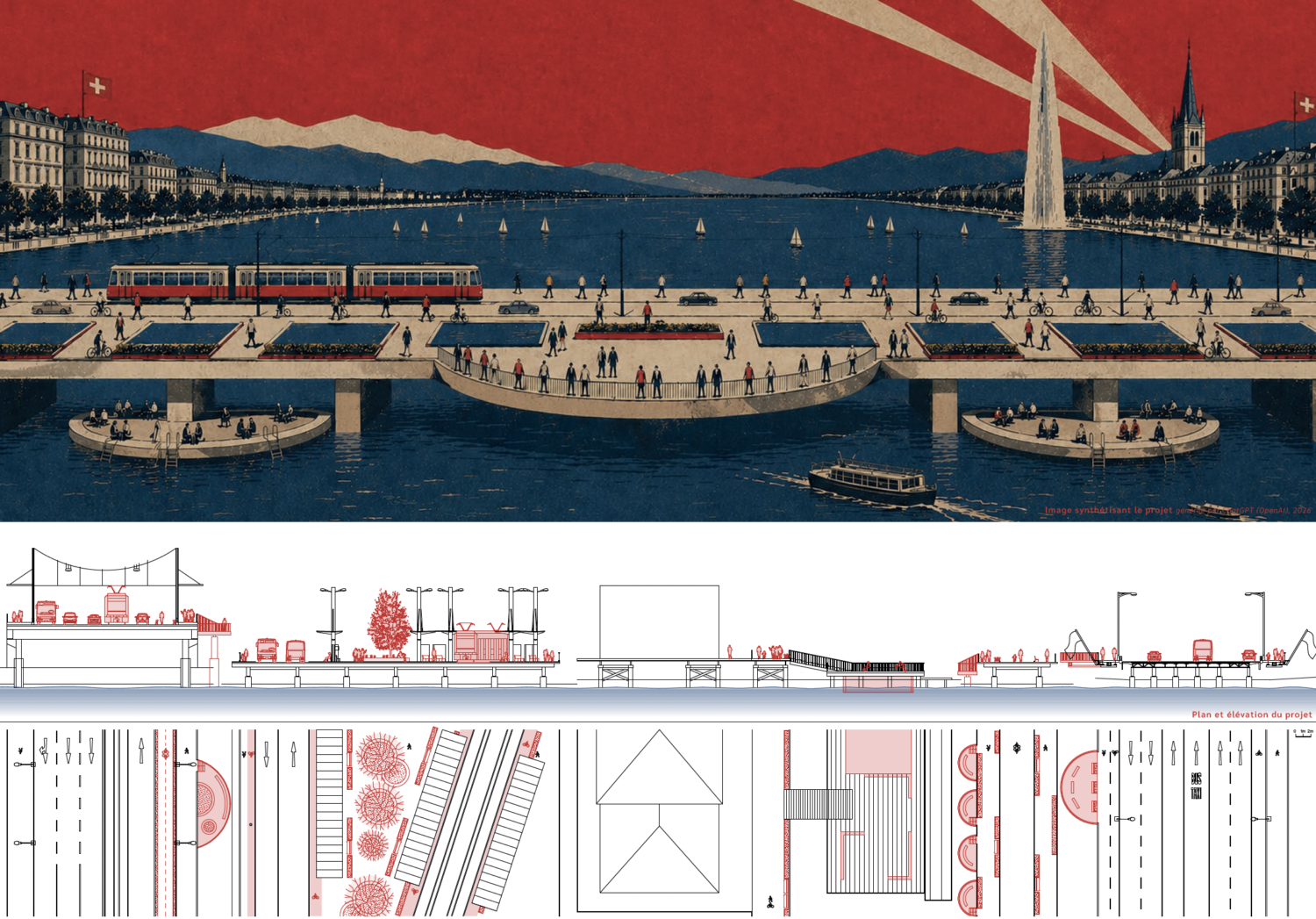 « Force Motrice », Genève
Travail de séminaire de Jessica Aguiar et Furkan Erkilic, Joint Master of Architecture, HES-SO
Enseignant·e·s : Barbara Tirone, Blanca Velles, Didier Challand, Giona Bierens de Haan
En collaboration avec la Ville de Genève
Image : visualisation, © Jessica Aguiar, Furkan Erkilic / HES-SO