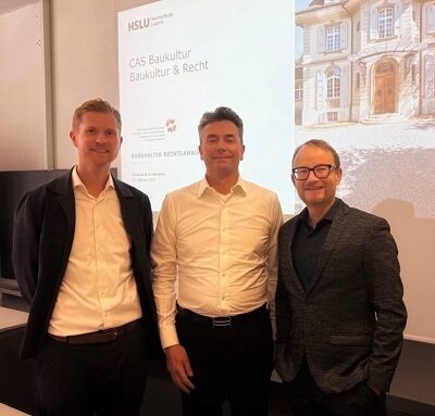 Stefan Kunz, Christian Schnieper und Peter Burkhalter